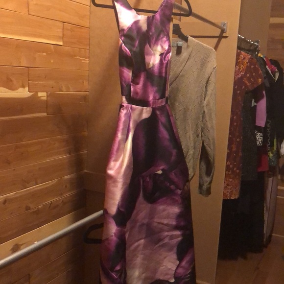 ML Monique Lhuillier Floral Gown - Picture 2 of 5